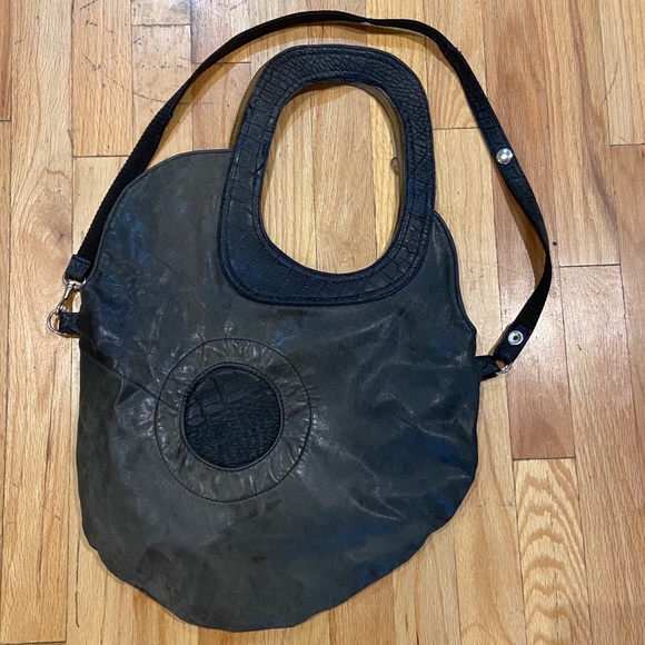 Locally made leather purse- convertible